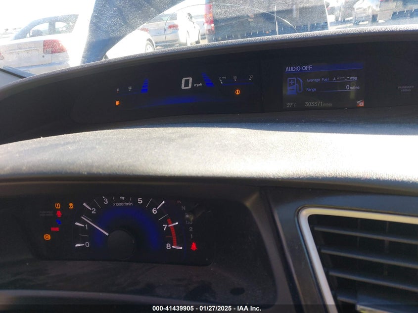 2013 HONDA CIVIC VIN: 19XFB2F88DE007837