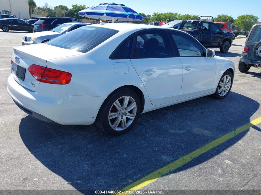 2010 AUDI A4 VIN: WAUBFAFL9AN054171