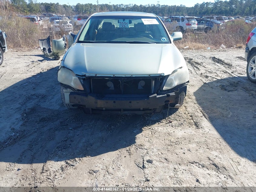 2006 TOYOTA AVALON VIN: 4T1BK36B46U124721