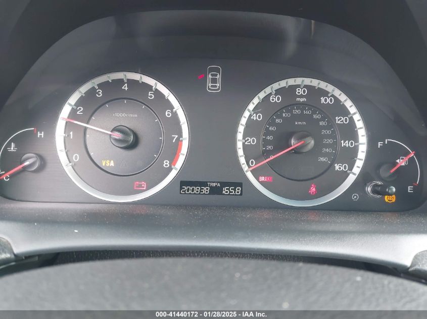 2009 Honda Accord 2.4 Ex-L VIN: 1HGCS118199A00216 Lot: 41440172