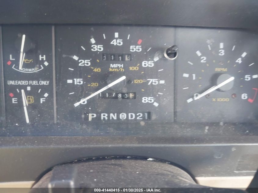 1991 Ford Ranger VIN: 1FTCR10A2MUC50002 Lot: 41440415