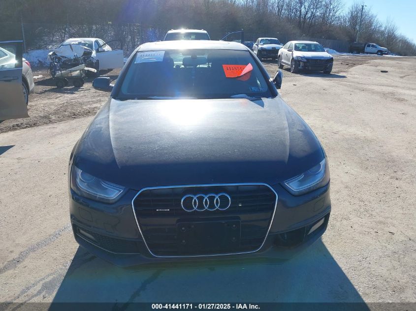 2014 Audi A4 2.0T Premium VIN: WAUFFAFL4EN042209 Lot: 41441171