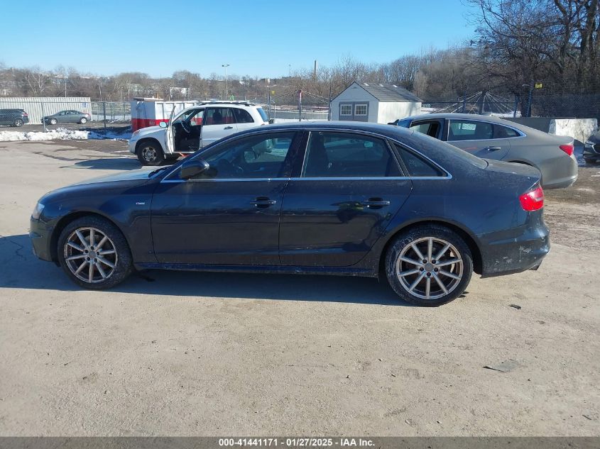 2014 Audi A4 2.0T Premium VIN: WAUFFAFL4EN042209 Lot: 41441171