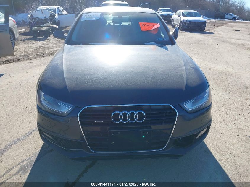 2014 Audi A4 2.0T Premium VIN: WAUFFAFL4EN042209 Lot: 41441171