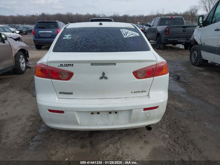 2008 Mitsubishi Lancer De/Es VIN: JA3AU26U58U033173 Lot: 41441335