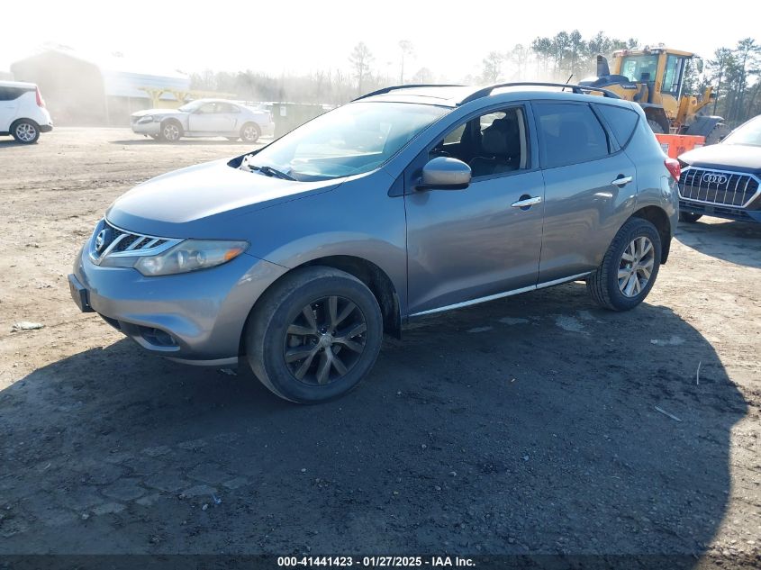 VIN JN8AZ1MW8EW510541 2014 NISSAN MURANO no.2