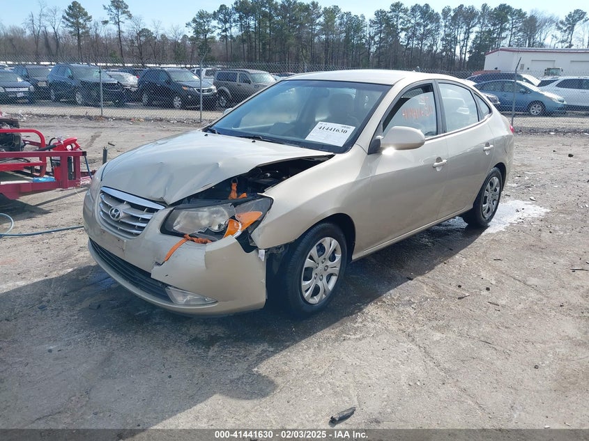 2010 HYUNDAI ELANTRA VIN: KMHDU4AD8AU902223