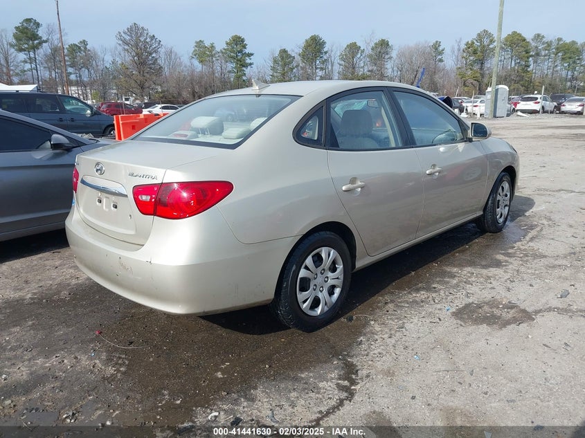 2010 HYUNDAI ELANTRA VIN: KMHDU4AD8AU902223