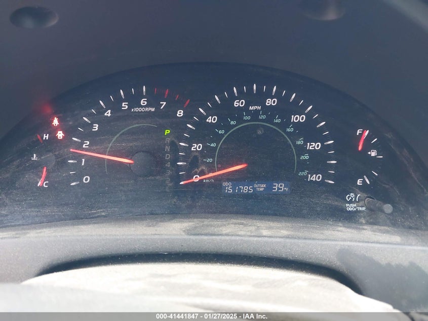 2007 TOYOTA CAMRY VIN: 4T1BE46K97U164128