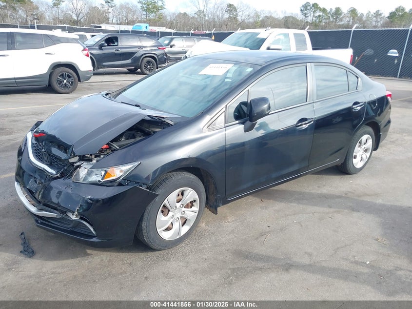 2013 HONDA CIVIC LX - 2HGFB2F57DH555727