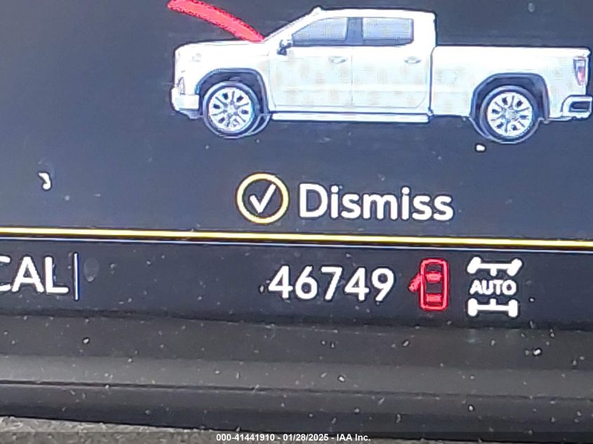 2021 GMC Sierra 1500 4Wd Double Cab Standard Box Elevation VIN: 1GTR9CED3MZ444324 Lot: 41441910