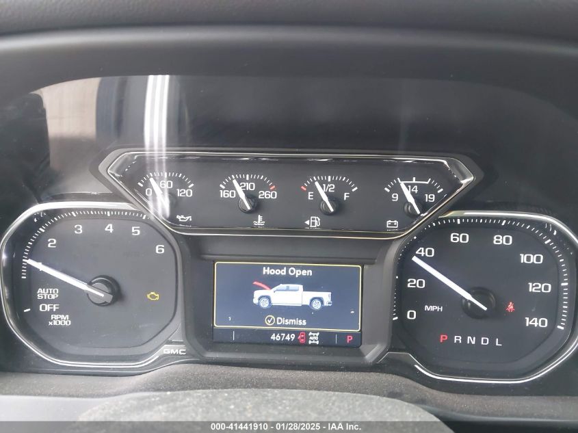 2021 GMC Sierra 1500 4Wd Double Cab Standard Box Elevation VIN: 1GTR9CED3MZ444324 Lot: 41441910