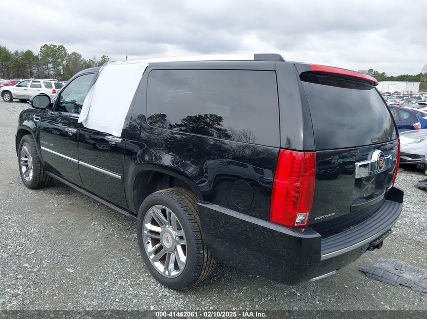 Vin: 1gys4kef2er224146, lot: 41932635, cadillac escalade esv platinum edition 20143