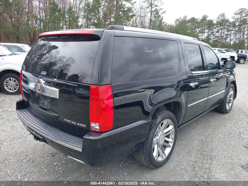 Vin: 1gys4kef2er224146, lot: 41932635, cadillac escalade esv platinum edition 20144