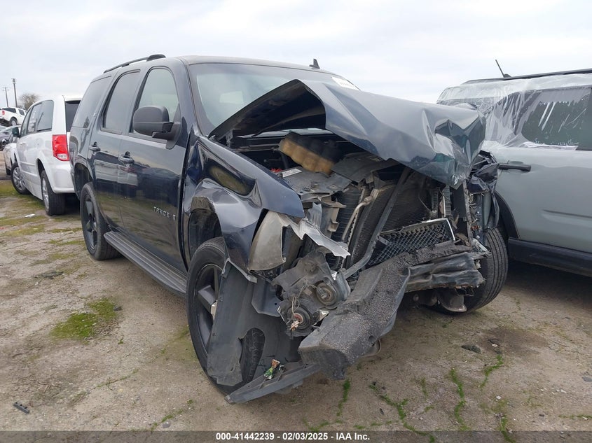 2007 Chevrolet Tahoe Ls blue suv gasoline 1GNFC13C57J249371 photo #1