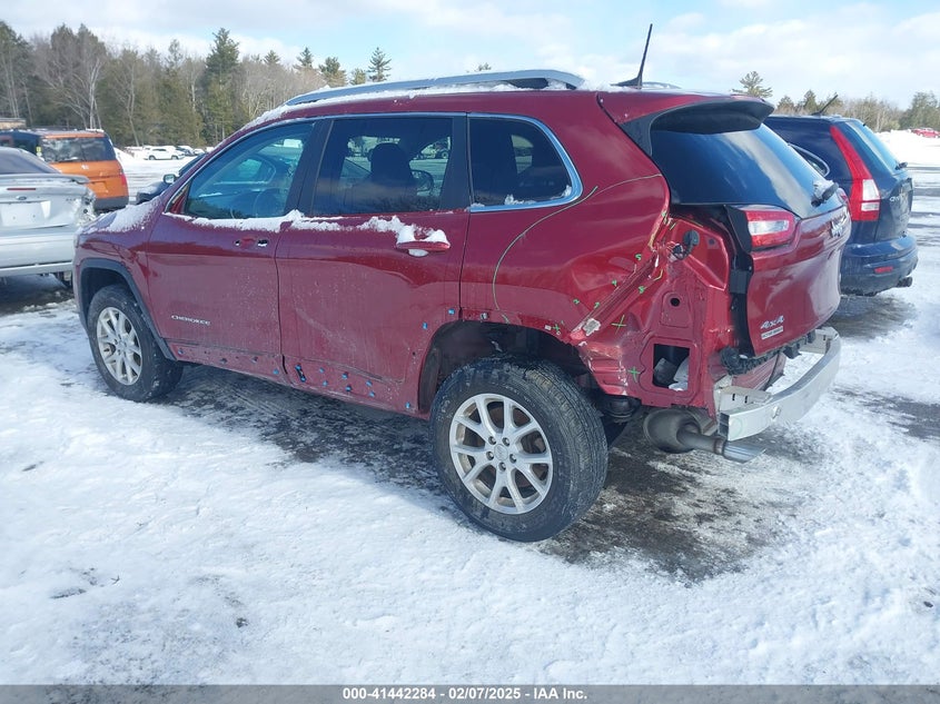Vin: 1c4pjmcbxgw111789, lot: 41932858, jeep cherokee latitude 20163