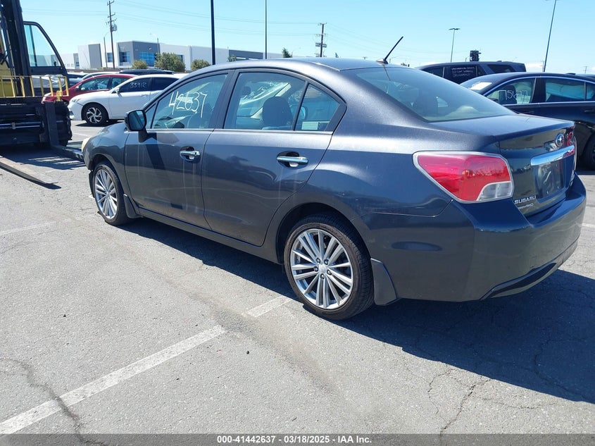 Vin: jf1gjah61ch011160, lot: 41933211, subaru impreza 2.0i limited 20123