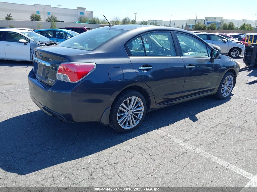 Vin: jf1gjah61ch011160, lot: 41933211, subaru impreza 2.0i limited 20124