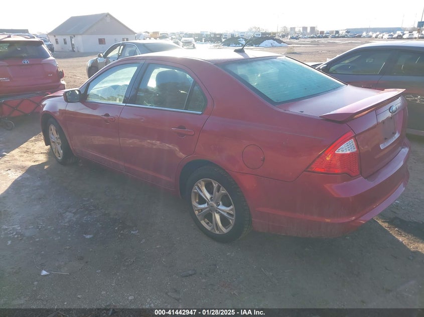 2012 FORD FUSION VIN: 3FAHP0HA3CR391280