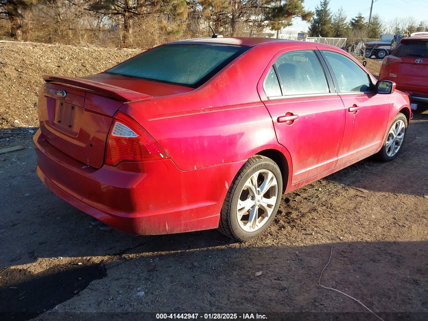 2012 FORD FUSION VIN: 3FAHP0HA3CR391280