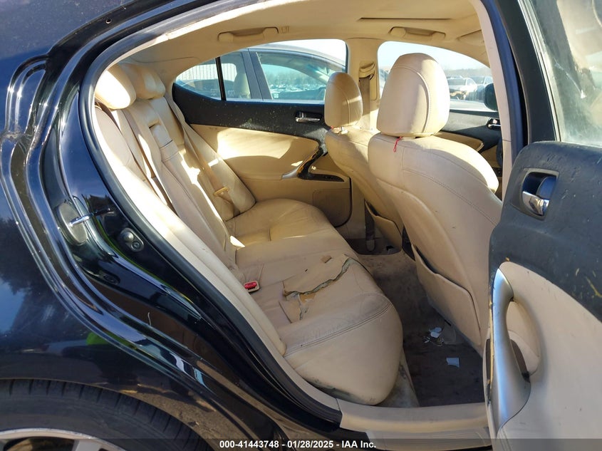 2007 Lexus Is 250 VIN: JTHBK262X72042244 Lot: 41443748