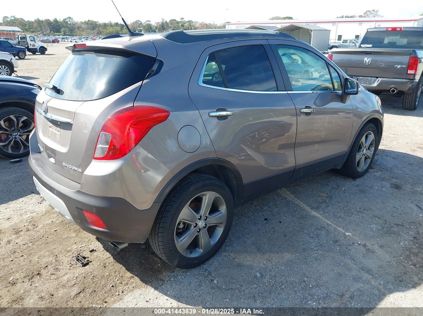Vin: kl4cjdsb4eb620761, lot: 41934413, buick encore premium 20144