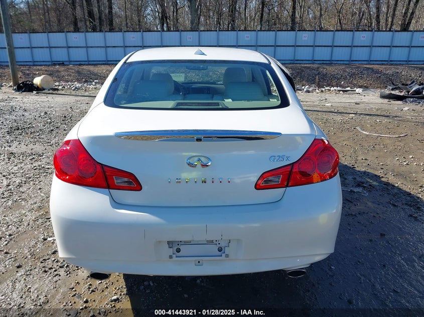 2012 INFINITI G25 VIN: JN1DV6AR7CM861520
