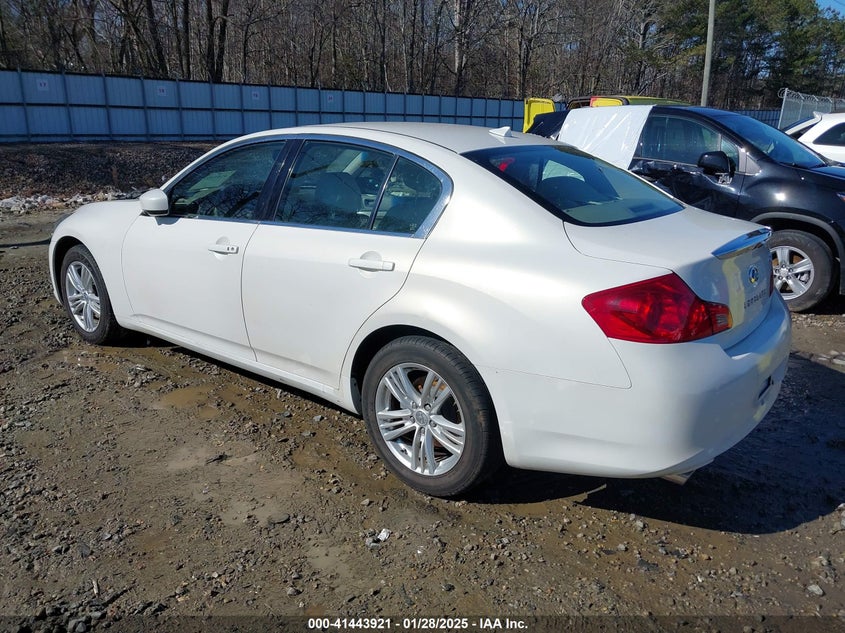 2012 INFINITI G25 VIN: JN1DV6AR7CM861520