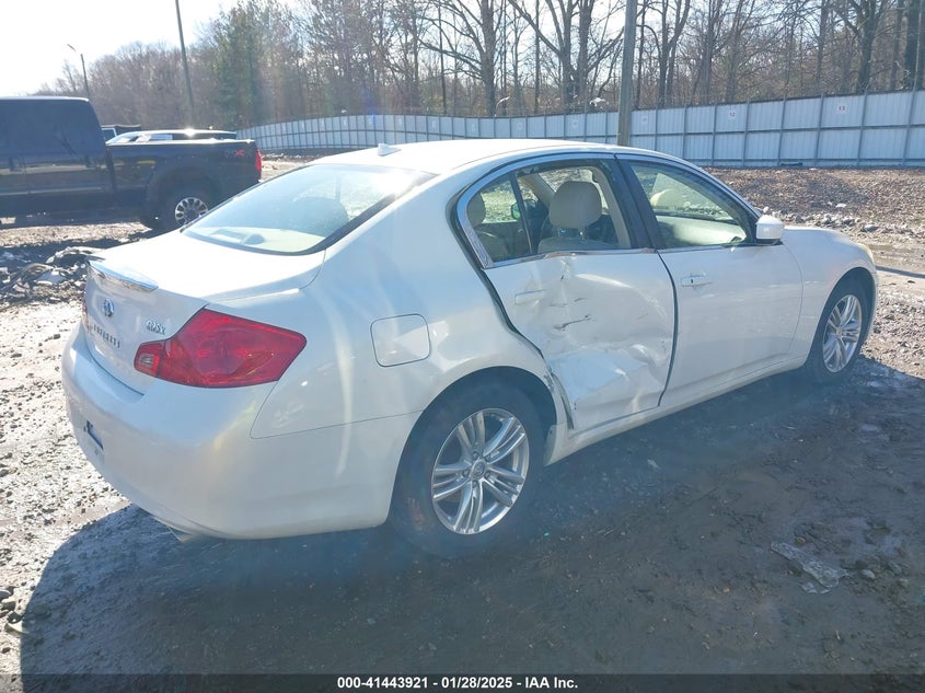 2012 INFINITI G25 VIN: JN1DV6AR7CM861520