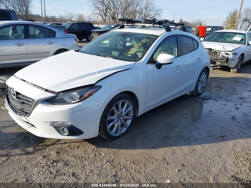 Vin: jm1bm1n39g1327460, lot: 41934620, mazda mazda3 s grand touring 20162