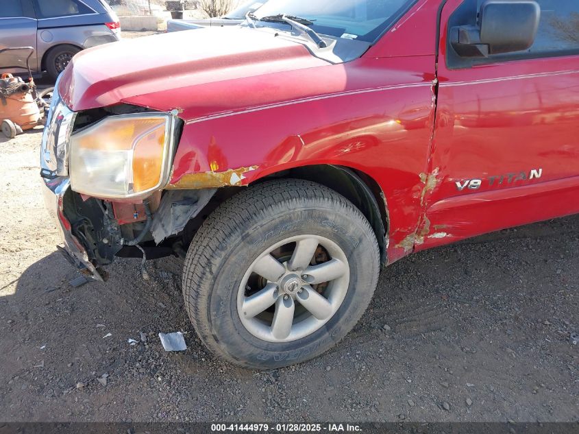 2008 Nissan Titan Se VIN: 1N6BA06A78N310017 Lot: 41444979