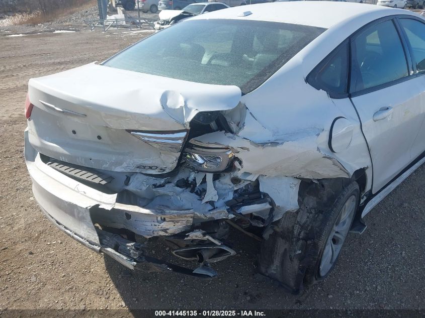 2016 Chrysler 200 S VIN: 1C3CCCBG0GN100441 Lot: 41445135