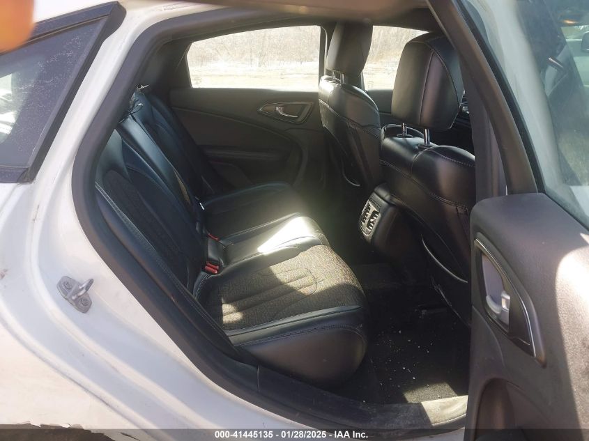 2016 Chrysler 200 S VIN: 1C3CCCBG0GN100441 Lot: 41445135