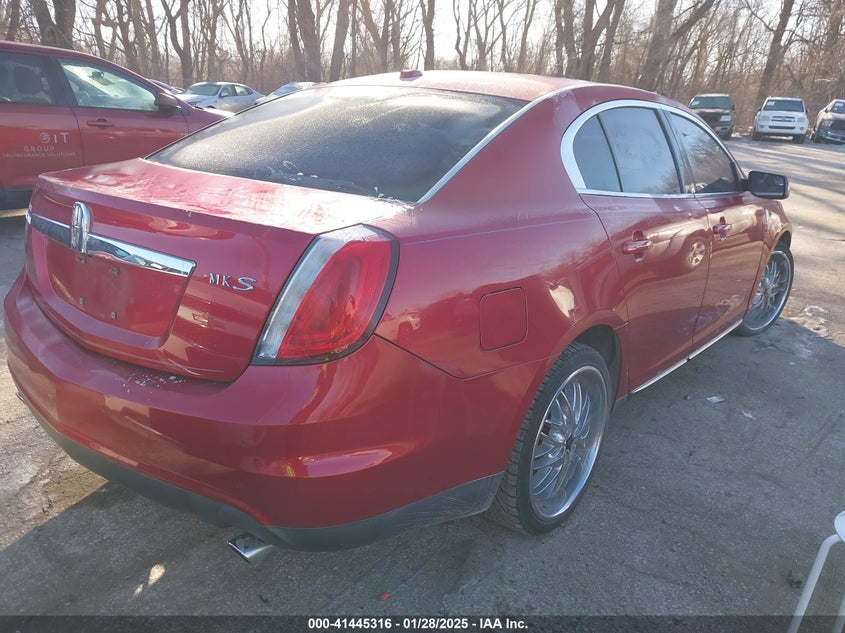 2010 LINCOLN MKS VIN: 1LNHL9DR4AG611435
