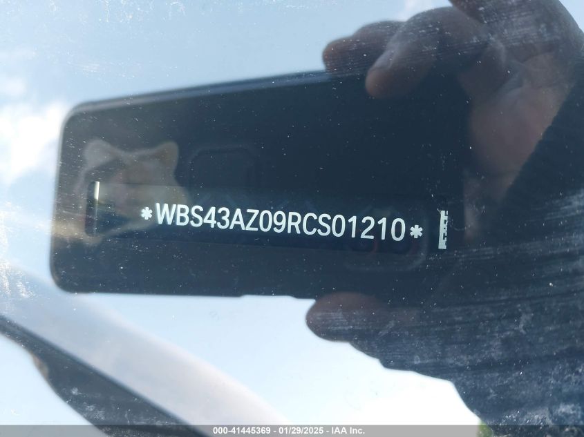 2024 BMW M4 Competition xDrive VIN: WBS43AZ09RCS01210 Lot: 41445369