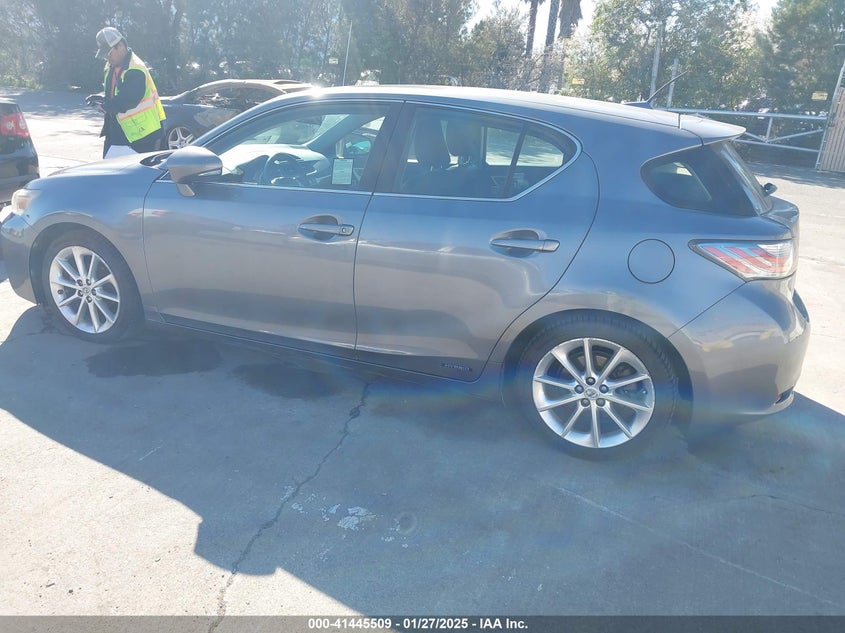 2012 LEXUS CT 200H VIN: JTHKD5BH5C2119604