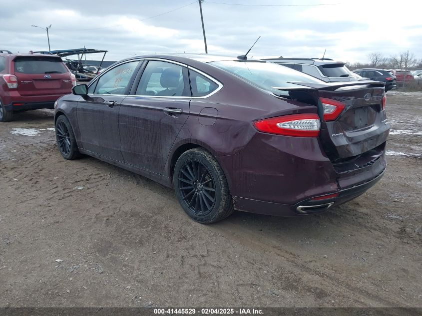 2013 FORD FUSION TITANIUM - 3FA6P0K92DR341364