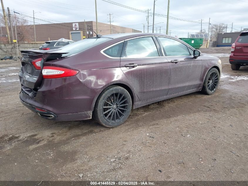 2013 FORD FUSION TITANIUM - 3FA6P0K92DR341364