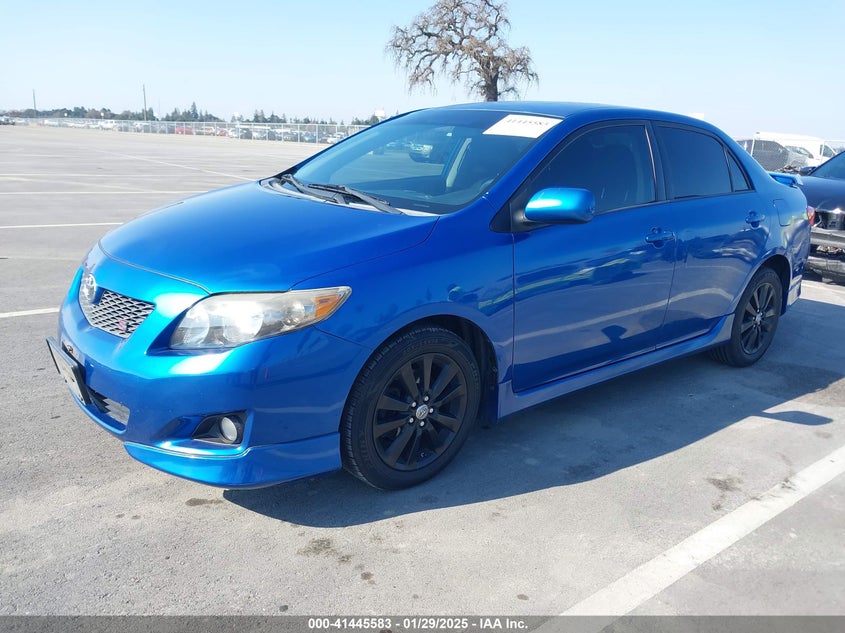 2009 TOYOTA COROLLA VIN: 1NXBU40E99Z083672