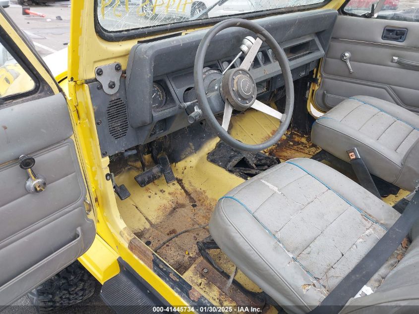 1989 Jeep Wrangler / Yj Islander VIN: 2J4FY39T9KJ128708 Lot: 41445734