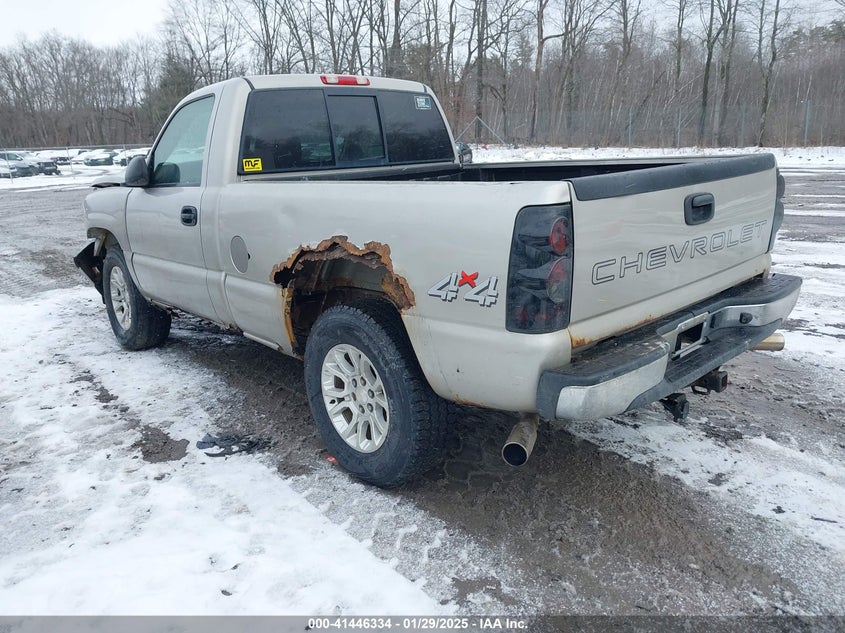 2007 CHEVROLET SILVERADO 1500 CLASSIC VIN: 1GCEK14V17Z148577