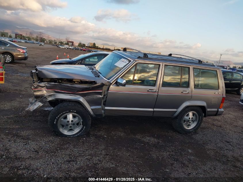 1992 Jeep Cherokee Laredo VIN: 1J4FJ58S5NL206344 Lot: 41446429