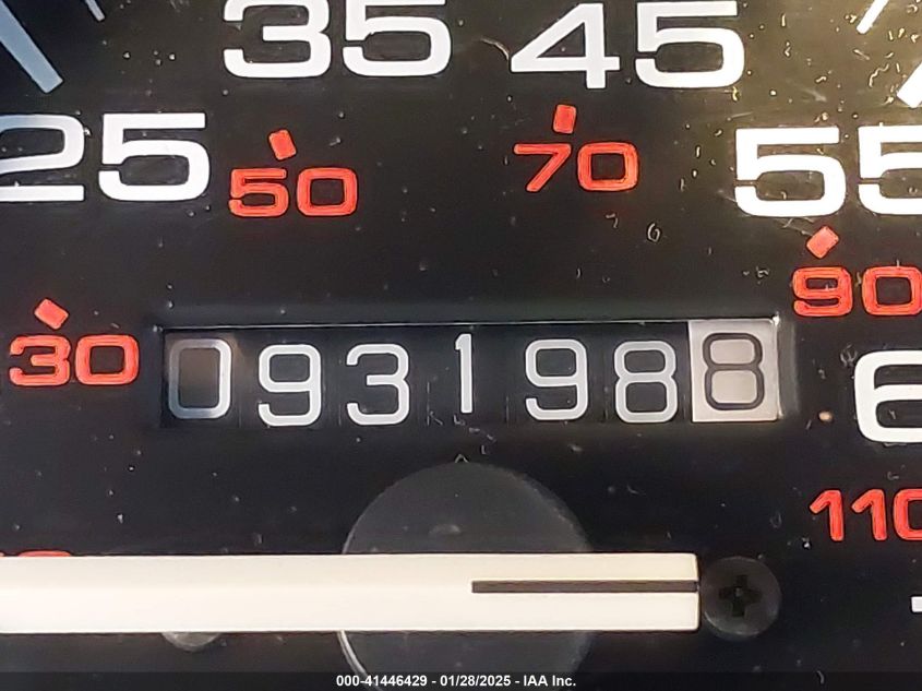 1992 Jeep Cherokee Laredo VIN: 1J4FJ58S5NL206344 Lot: 41446429