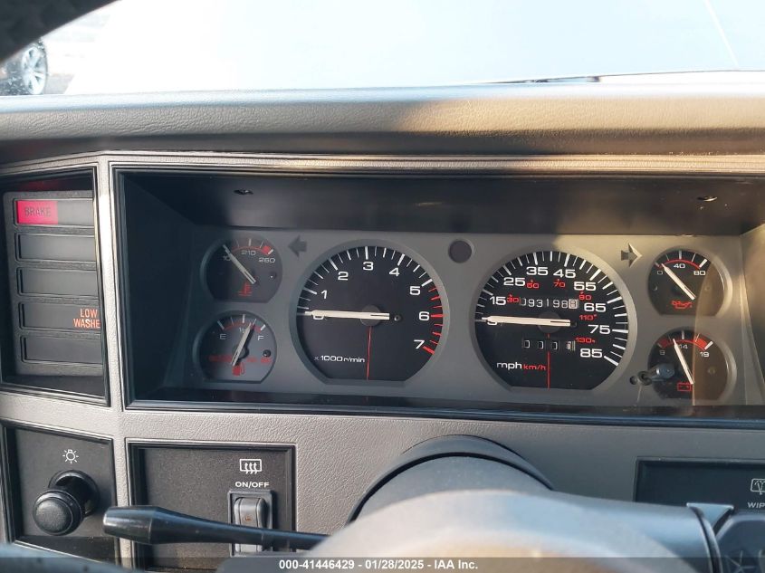 1992 Jeep Cherokee Laredo VIN: 1J4FJ58S5NL206344 Lot: 41446429