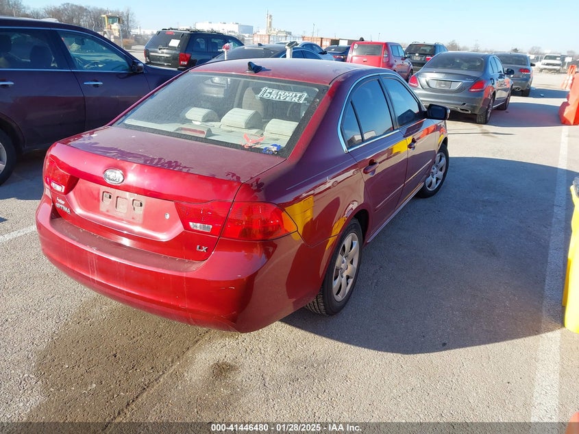 2009 KIA OPTIMA VIN: KNAGE228395287491