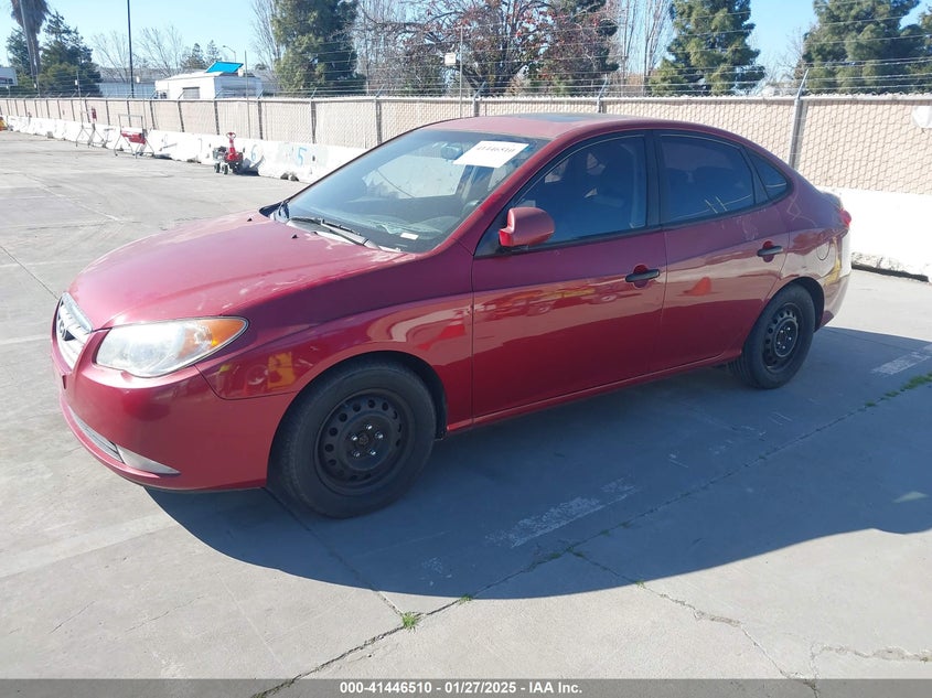 2008 HYUNDAI ELANTRA VIN: KMHDU46D08U367617