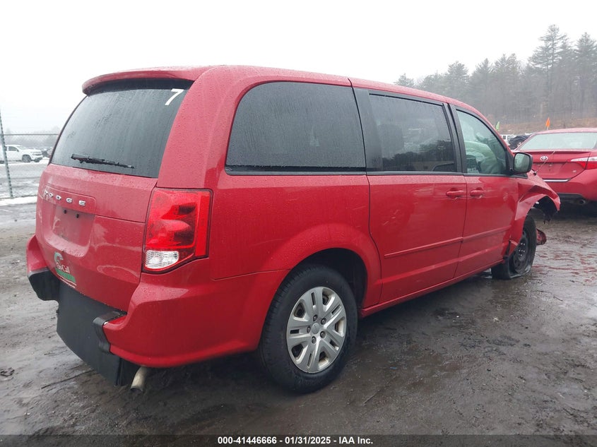 2016 Dodge Grand Caravan Se VIN: 2C4RDGBG6GR182642 Lot: 41446666