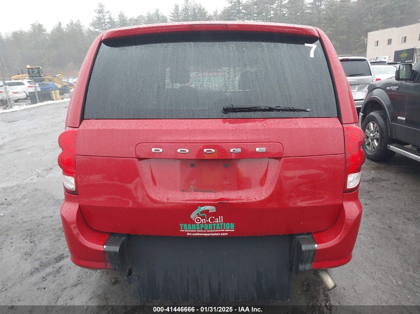 2016 Dodge Grand Caravan Se VIN: 2C4RDGBG6GR182642 Lot: 41446666