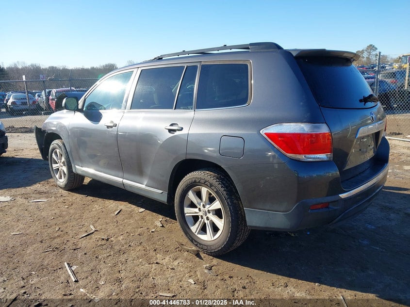 2012 TOYOTA HIGHLANDER VIN: 5TDZK3EH6CS072100