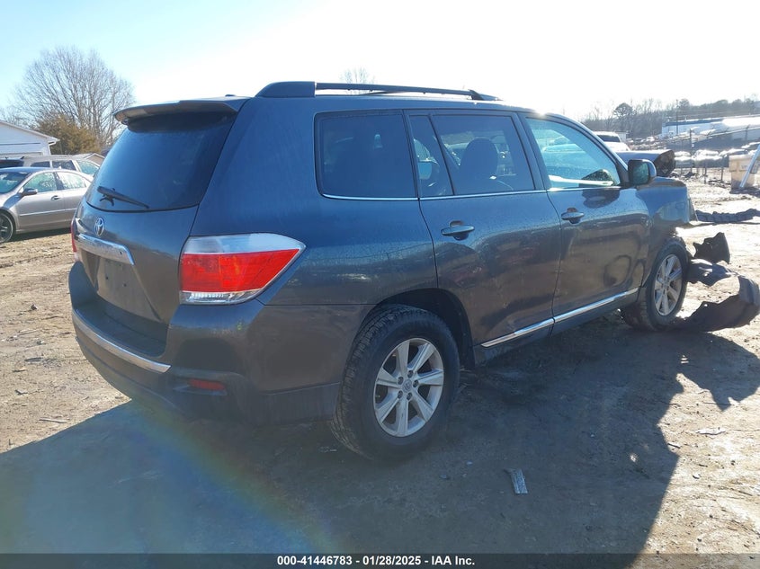 2012 TOYOTA HIGHLANDER VIN: 5TDZK3EH6CS072100